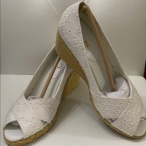 COPY - New Chaps Open toe wedge shoe